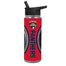 Great American Products - Florida Panthers 24oz. Jr. Thirst Game Puck Hydration Bottle - Black