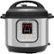 Front Zoom. Instant Pot - 6 Quart Duo 7-in-1 Electric Pressure Cooker - Silver - brushed stainless steel.