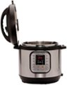 Alt View Zoom 12. Instant Pot - 6 Quart Duo 7-in-1 Electric Pressure Cooker - Silver - brushed stainless steel.