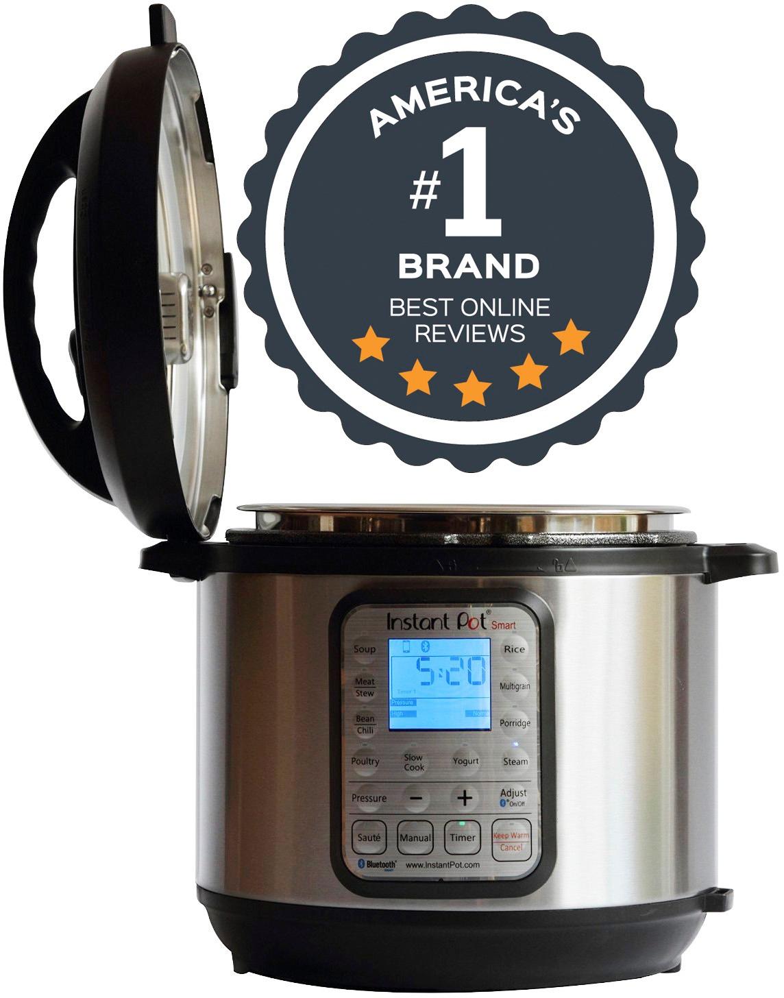 Best Buy: Instant Pot Max 6-Quart Programmable Pressure Cooker Stainless  Steel/Silver 112-0016-02