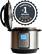 Angle. Instant Pot - 6-Quart Bluetooth Enabled Pressure Cooker - brushed stainless steel.