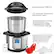Alt View 11. Instant Pot - 6-Quart Bluetooth Enabled Pressure Cooker - brushed stainless steel.