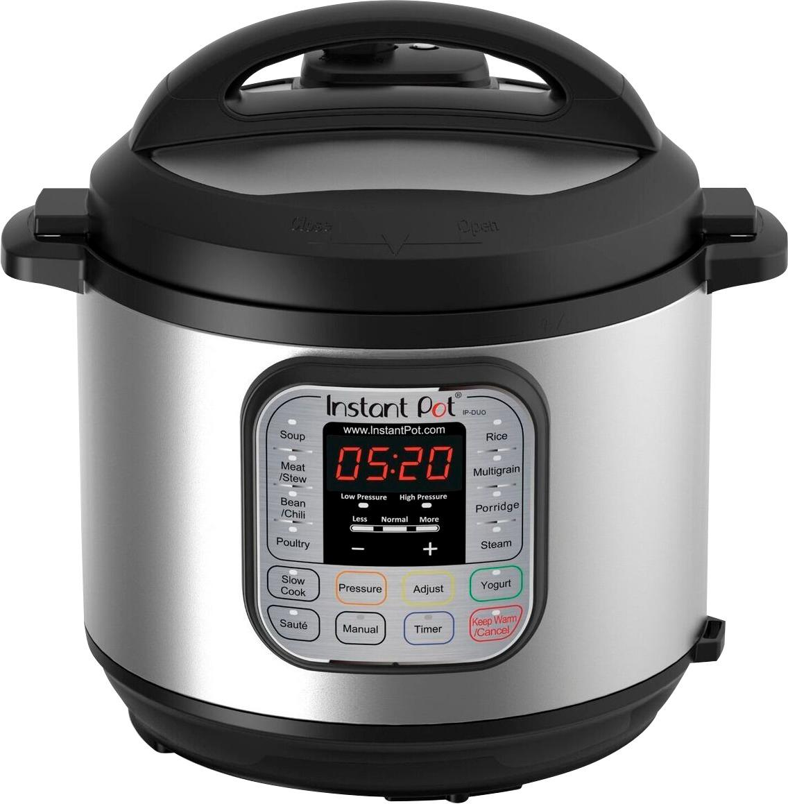 Best Buy: Instant Pot 6-Quart Bluetooth Enabled Pressure Cooker brushed  stainless steel IP-SMART60