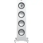 Front. KEF - Q Series 6.5" 2.5-Way Floorstanding Speaker (Each) - Satin White.