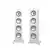 Alt View 11. KEF - Q Series 6.5" 2.5-Way Floorstanding Speaker (Each) - Satin White.