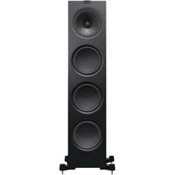 KEF - Q Series 8" 2.5-Way Floorstanding Speaker (Each) - Satin Black - Front_Zoom