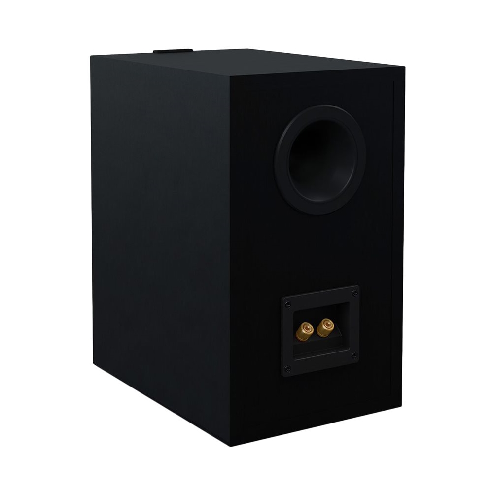 Back View: KEF - Q Series 6.5" 2.5-Way Center-Channel Speaker - Satin Black