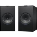 Front Zoom. KEF - Q Series 6.5" 2-Way Bookshelf Speakers (Pair) - Satin Black.