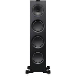 KEF - Q Series 6.5" 2.5-Way Floorstanding Speaker (Each) - Satin Black - Front_Zoom