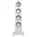Front. KEF - Q Series 5.25" 2.5-Way Floorstanding Speaker (Each) - Satin White.
