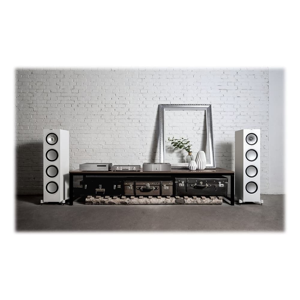 Alt View 12. KEF - Q Series 5.25" 2.5-Way Floorstanding Speaker (Each) - Satin White.