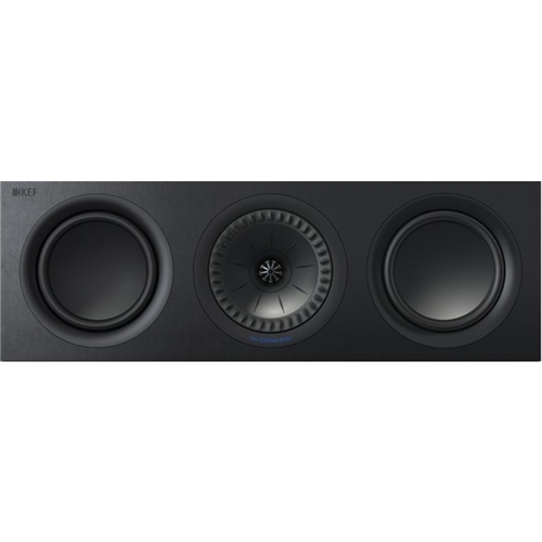 KEF - Q Series 6.5" 2.5-Way Center-Channel Speaker - Satin Black