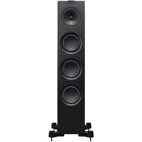 Front. KEF - Q Series 5.25" 2.5-Way Floorstanding Speaker (Each) - Satin Black.