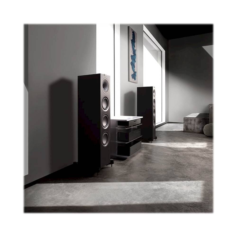 Alt View 11. KEF - Q Series 5.25" 2.5-Way Floorstanding Speaker (Each) - Satin Black.