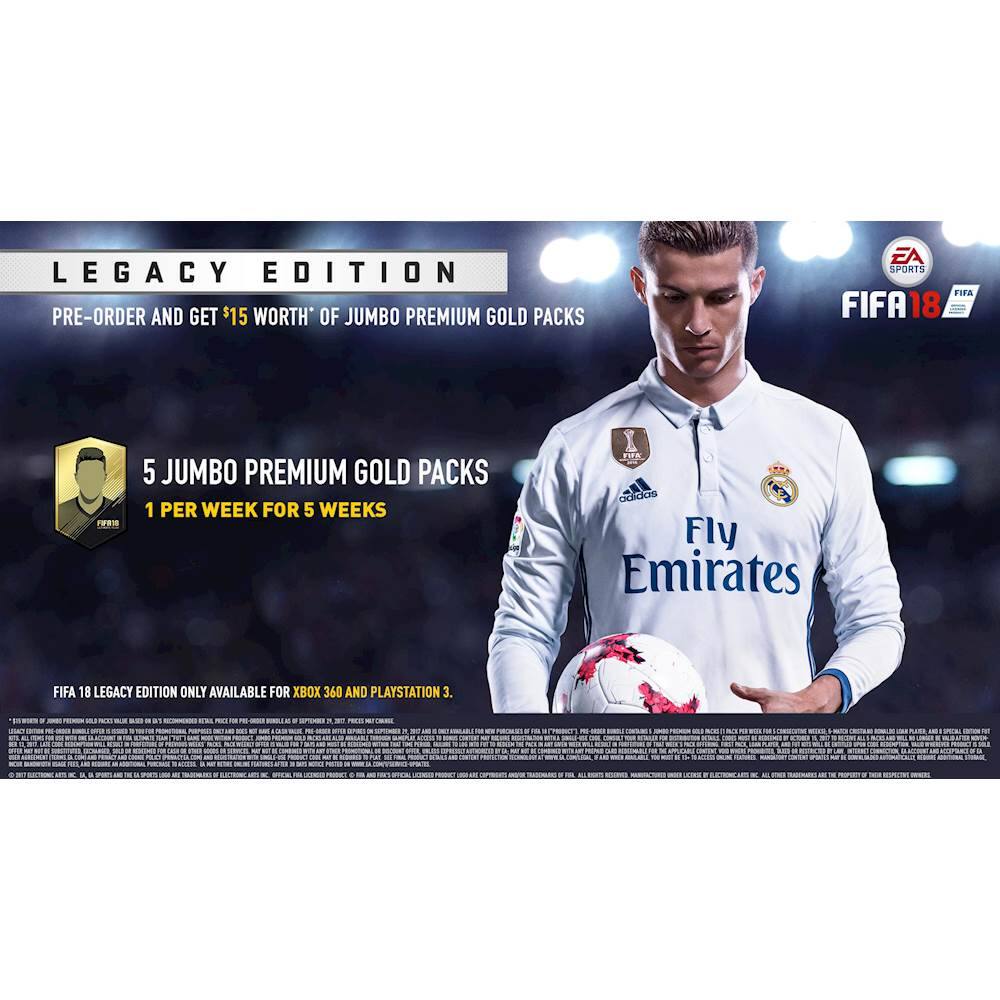 Buy FIFA 18 Legacy Edition - Xbox 360 and PS3 - EA SPORTS Official