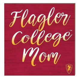 Jardine - Flagler Saints 10" x 10" Mom Plaque - Red