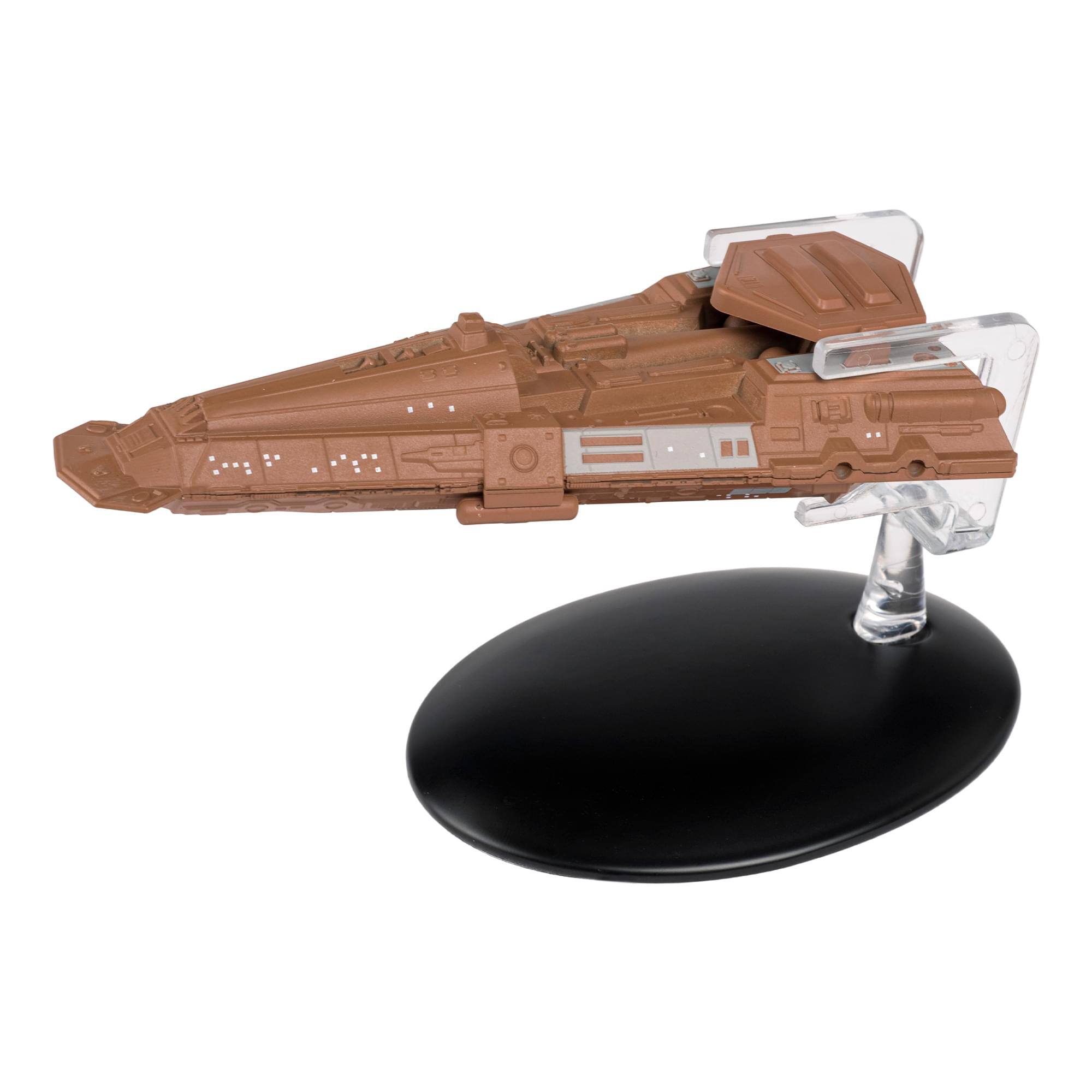 Alt View 1. Eaglemoss - Eaglemoss Star Trek Ship Replica | Bajoran Freighter - Brown.