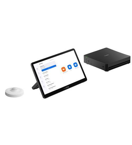 Front. Yealink - Native Zoom Rooms System Base Kit - Black.