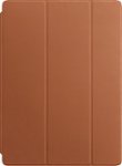 Front Zoom. Apple - Leather Smart Cover for 12.9-inch iPad Pro (Latest Model) - Saddle Brown.