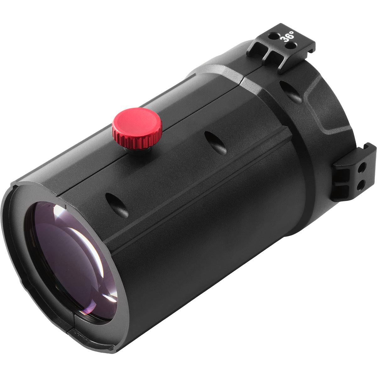 Front. Aputure - Aputure Spotlight Mount II Projection Lens Modifier with 36 Degree Lens for STORM 400x and STORM 700x fixtures.