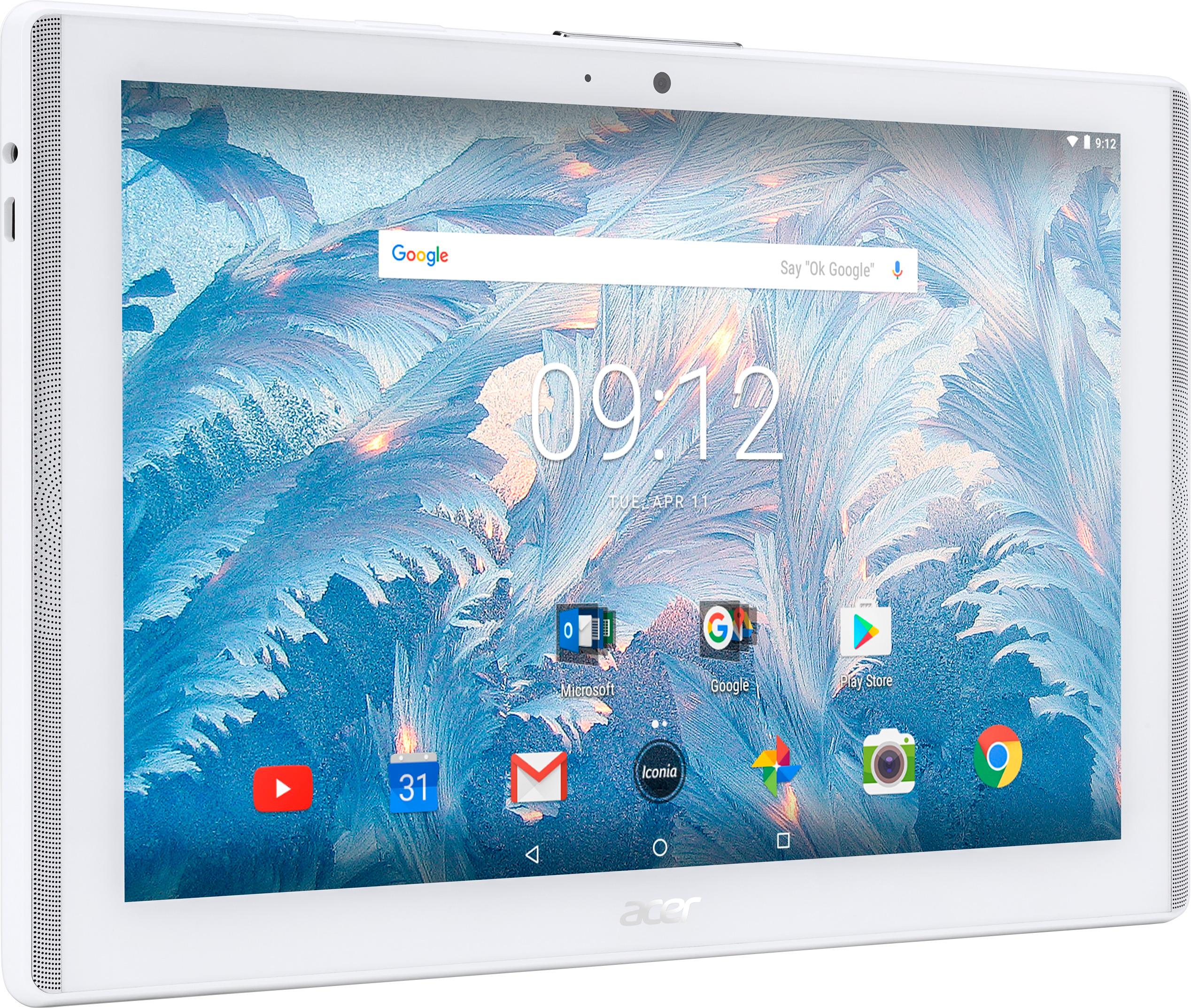 Best Buy Acer Iconia One 10 10 1 Tablet 32gb Marble White 0 K7jp