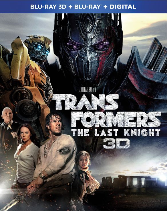  Transformers: The Last Knight [Includes Digital Copy] [3D] [Blu-ray] [Blu-ray/Blu-ray 3D] [2017]