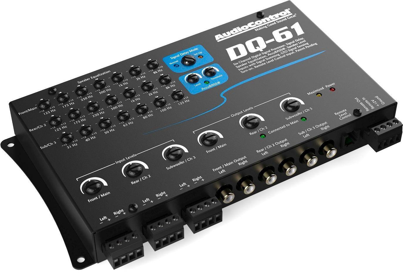 AudioControl DQ61 6channel LineOut Converter Black DQ61 Best Buy