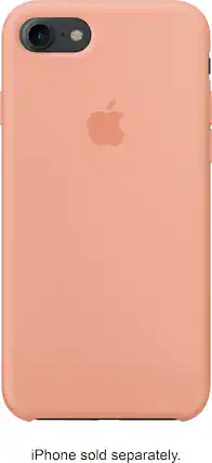 Front. Apple - iPhone 7 Silicone Case - Flamingo.
