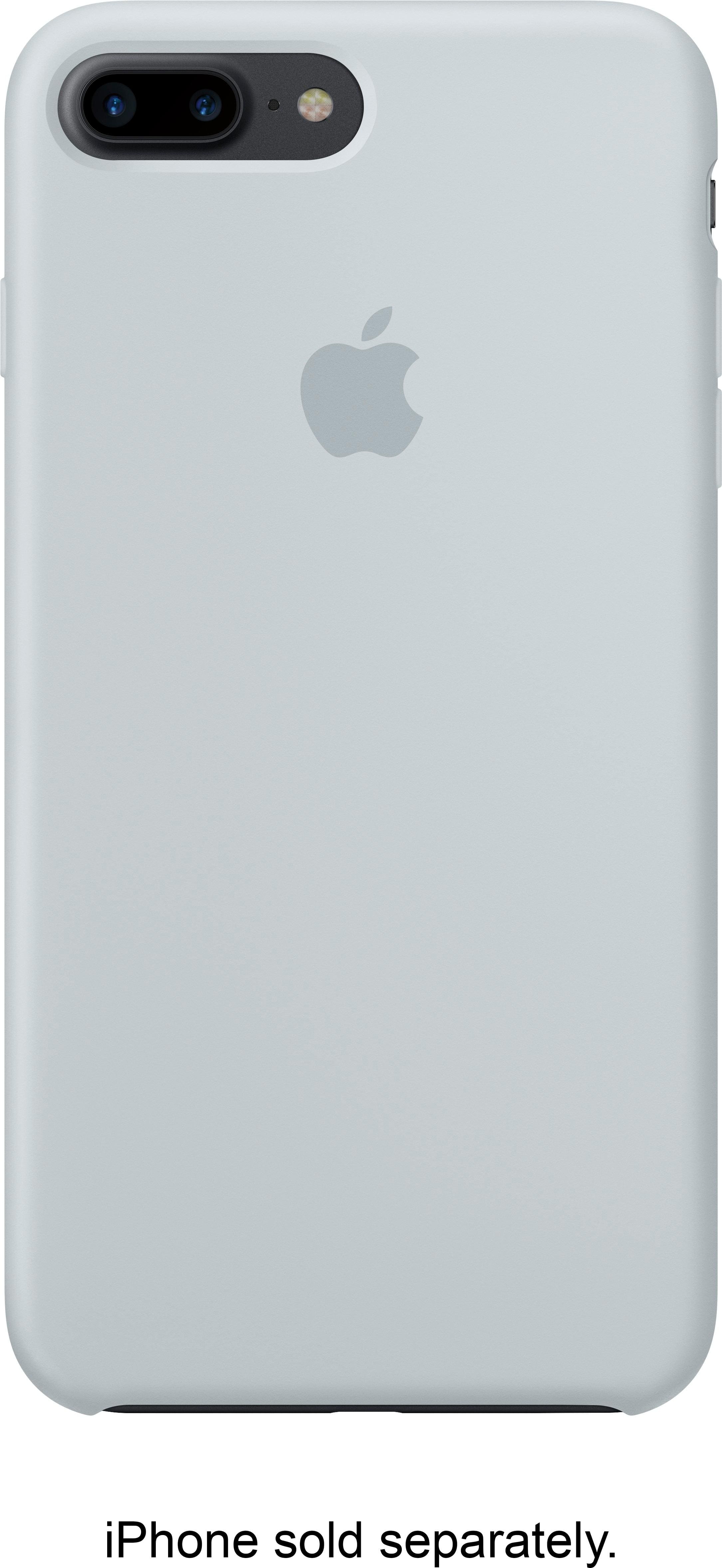 Apple - iPhone 7 Plus Silicone Case - Mist Blue - Larger Front