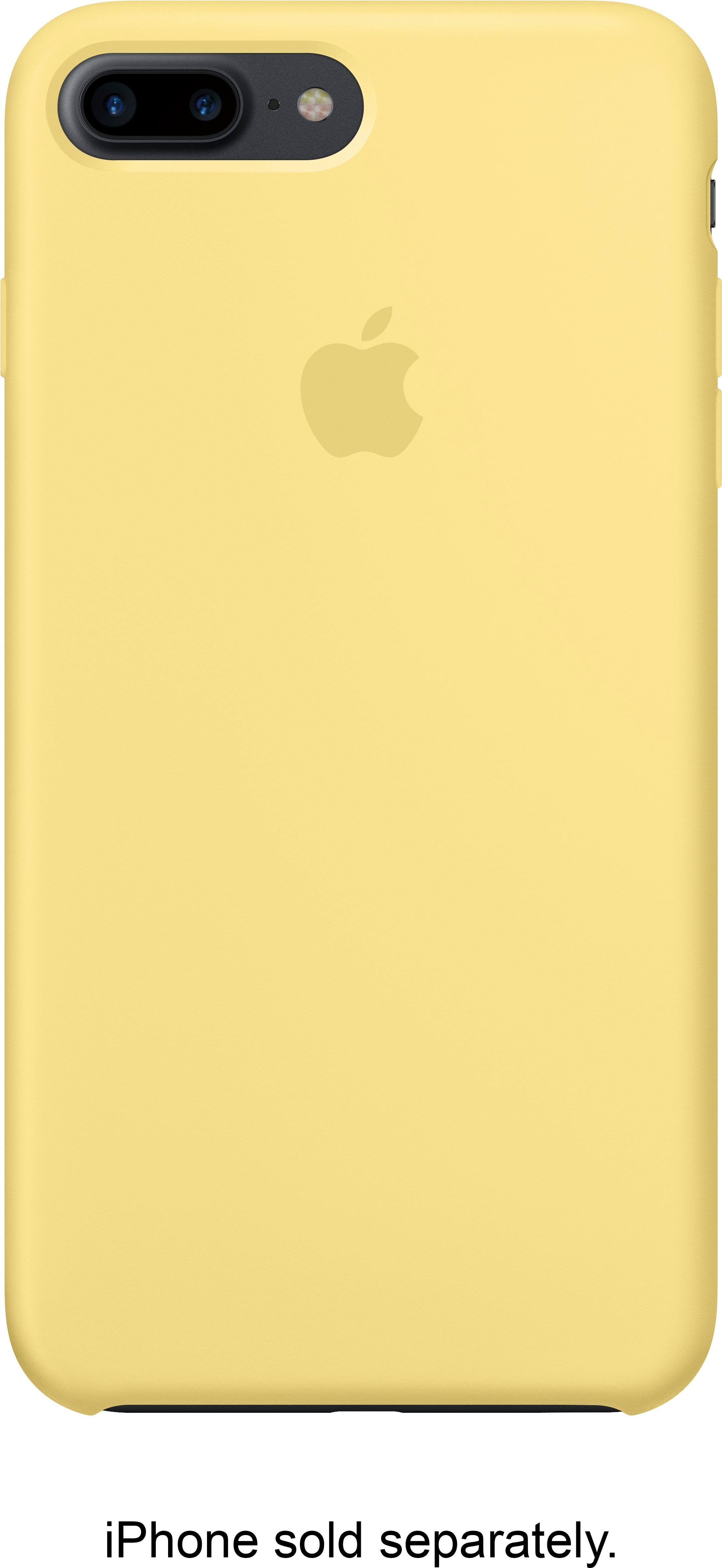 Front. Apple - iPhone 7 Plus Silicone Case - Pollen.