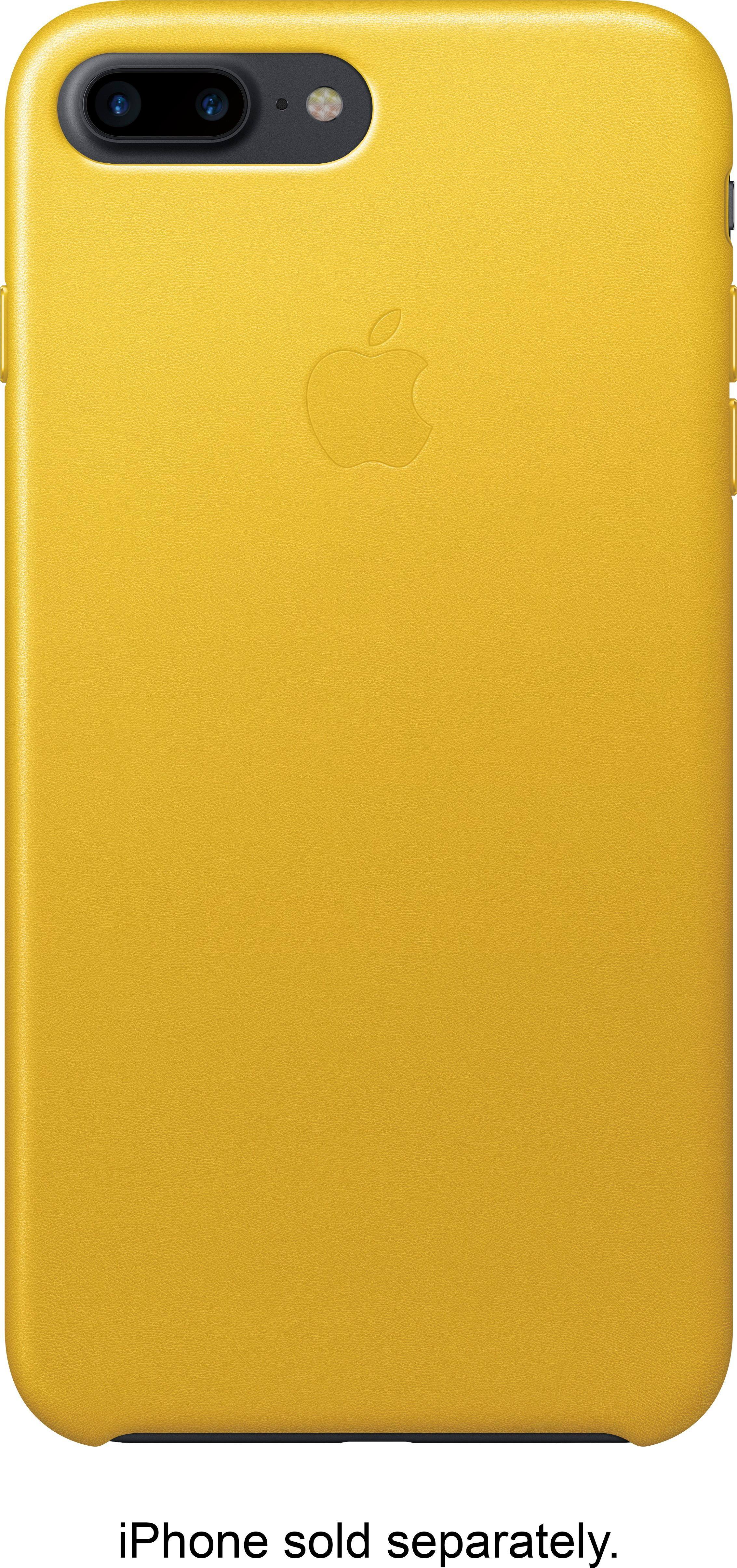 Apple - iPhone 7 Plus Leather Case - Sunflower - Larger Front