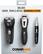 Angle. Conair - ConairMan Deluxe Electric Shaver - Black.