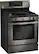 Angle. LG - 5.4 Cu. Ft. Freestanding Gas Convection Range - Black Stainless Steel.