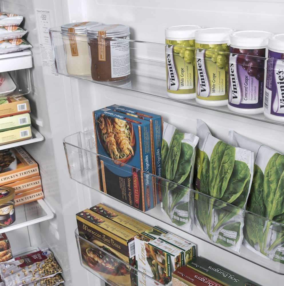 Alt View 17. GE - 17.3 Cu. Ft. Frost-Free Upright Freezer - White.