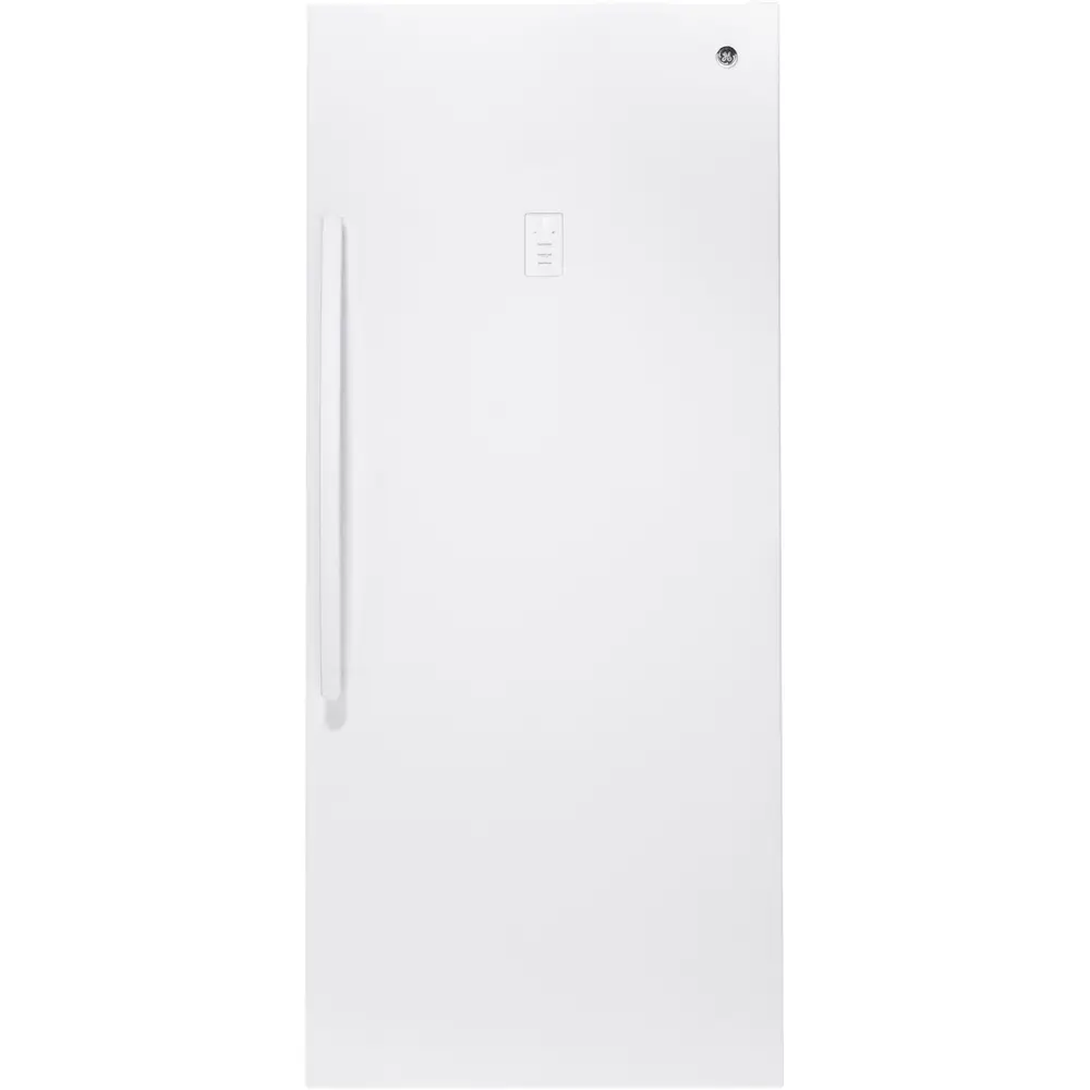 GE 21.3 Cu. Ft. Frost Free Upright Freezer White FUF21DLRWW - Open Box ...