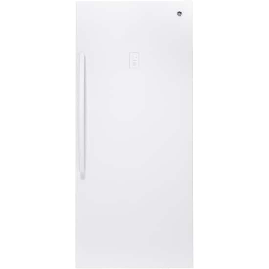 Ge 21 3 Cu Ft Frost Free Upright Freezer White Fuf21dlrww Best Buy