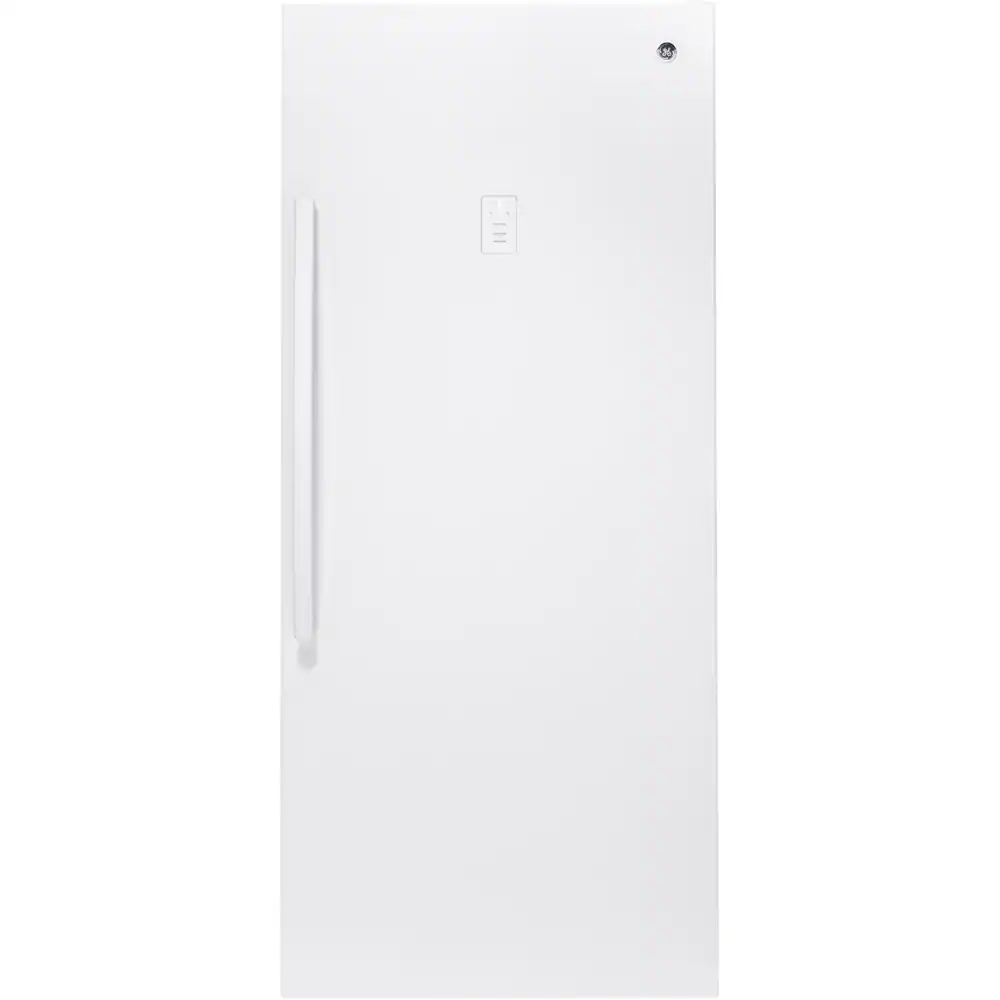 GE - 21.3 Cu. Ft. Frost-Free Upright Freezer - White