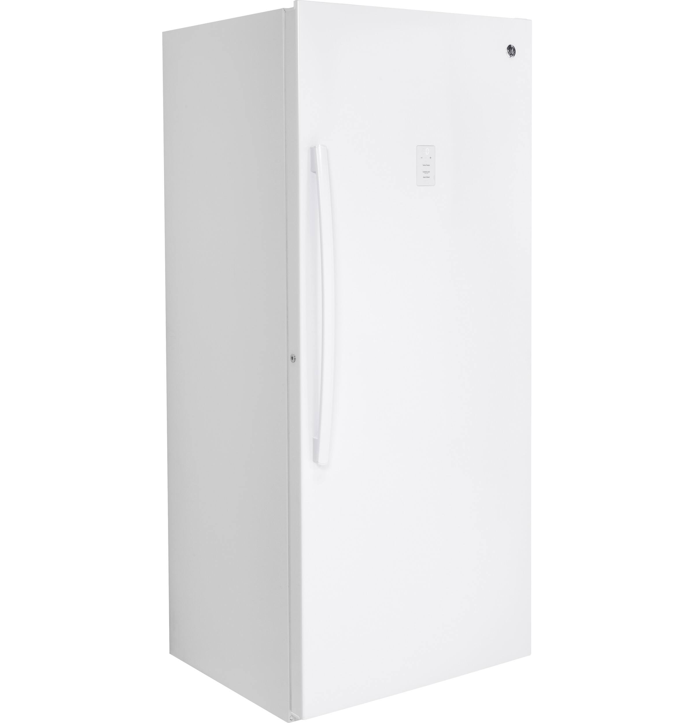 Alt View 11. GE - 21.3 Cu. Ft. Frost-Free Upright Freezer - White.