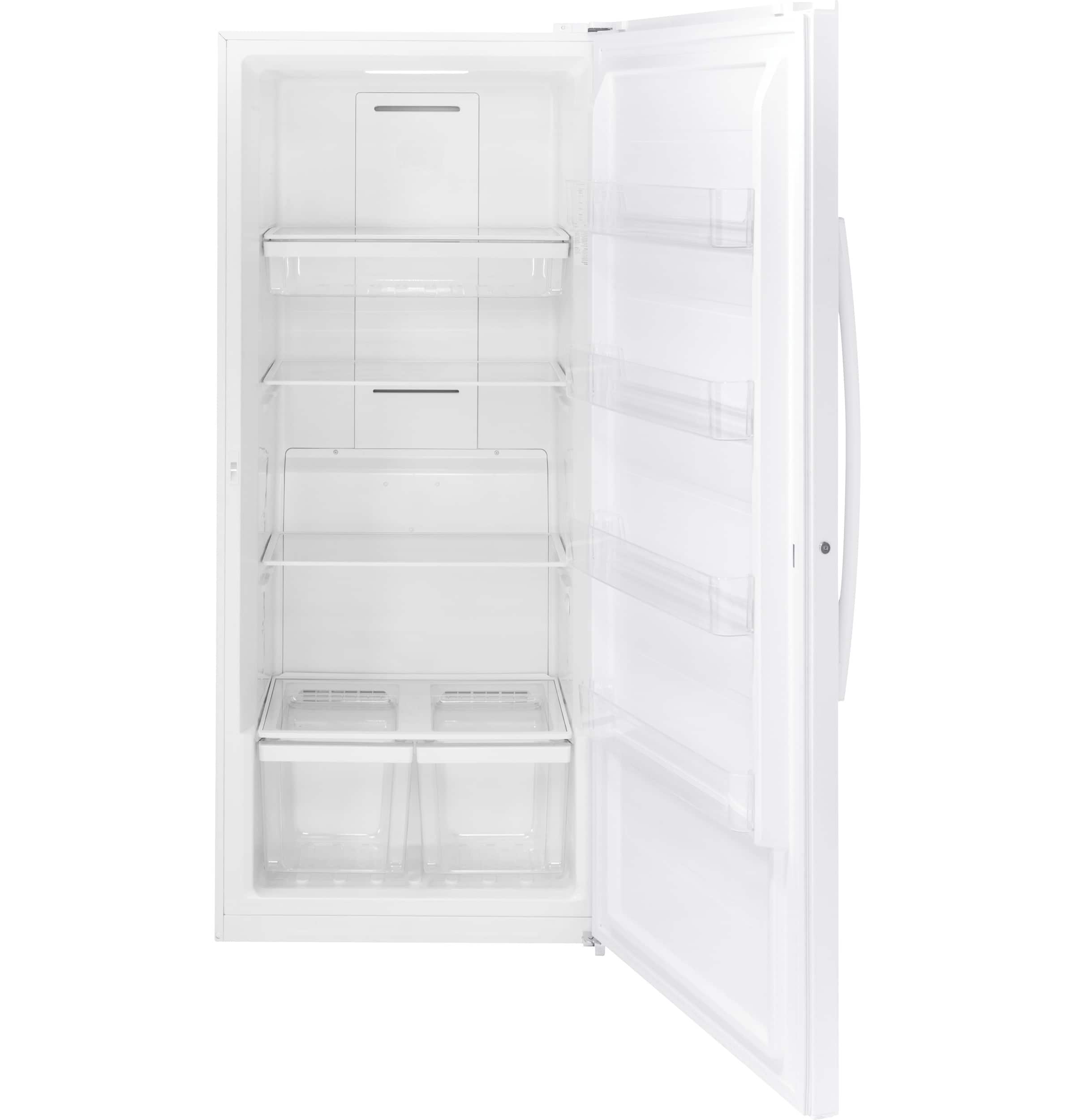 Alt View 14. GE - 21.3 Cu. Ft. Frost-Free Upright Freezer - White.