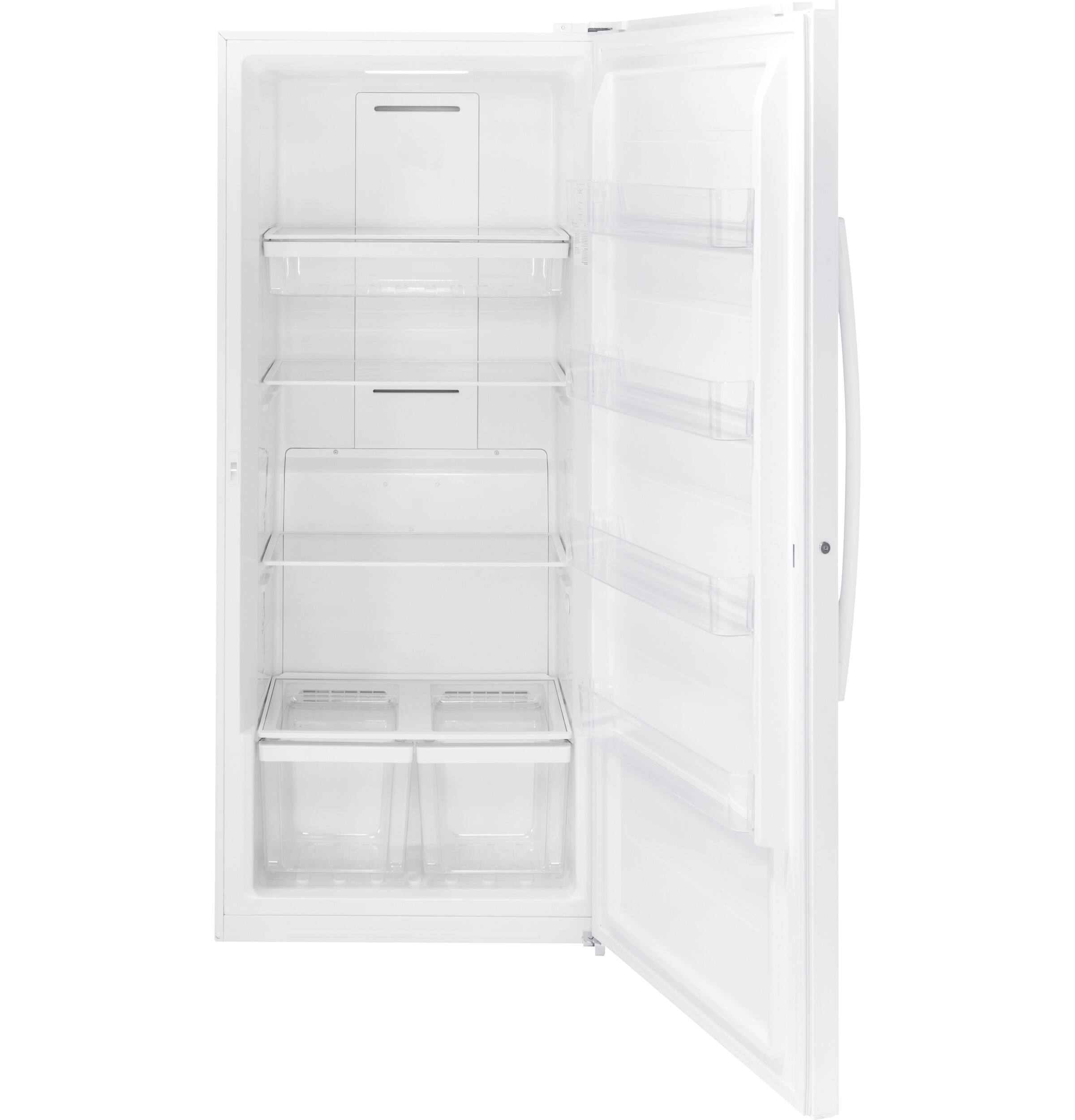 Alt View 14. GE - 21.3 Cu. Ft. Frost-Free Upright Freezer - White.