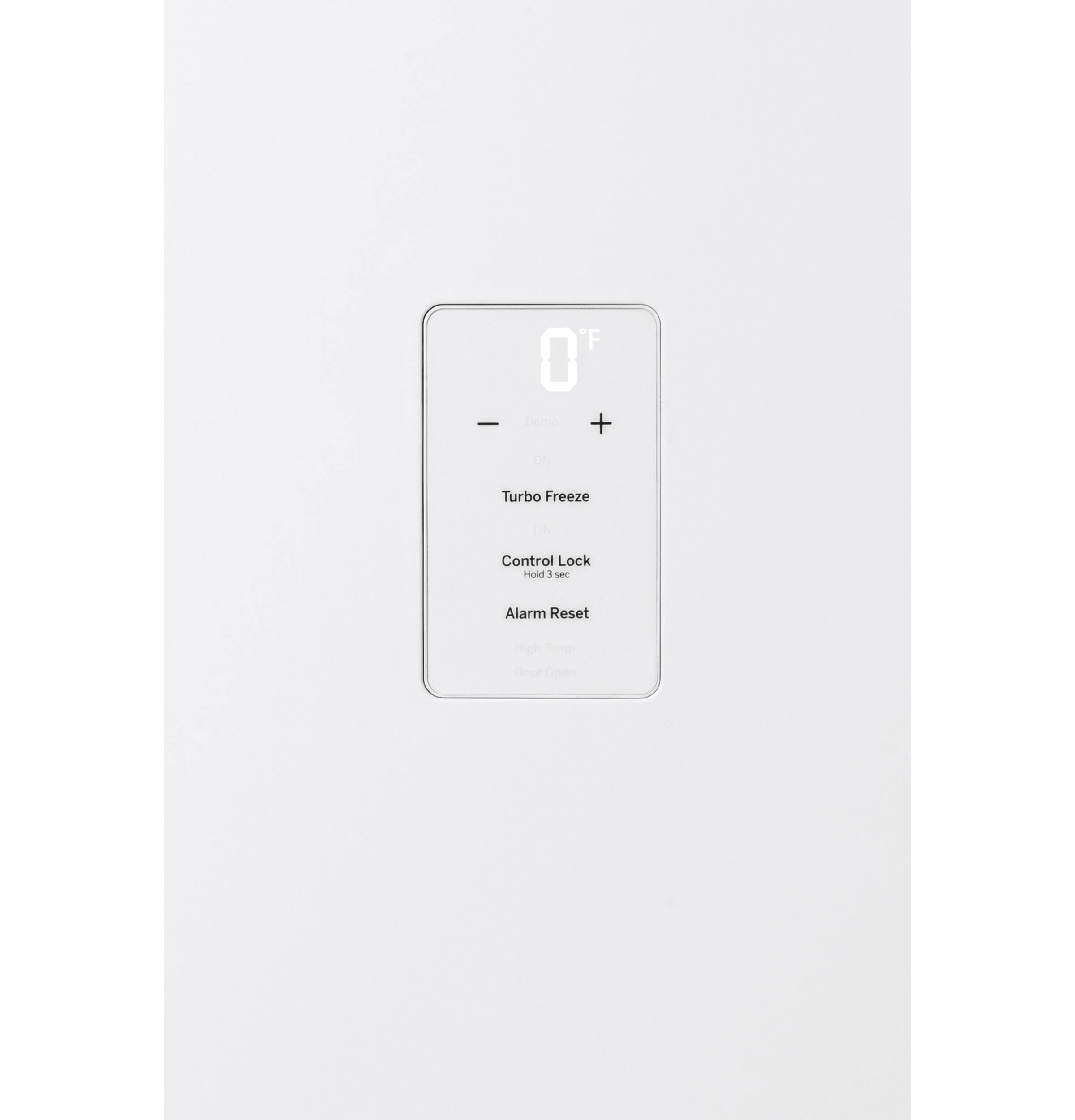 Alt View 16. GE - 21.3 Cu. Ft. Frost-Free Upright Freezer - White.