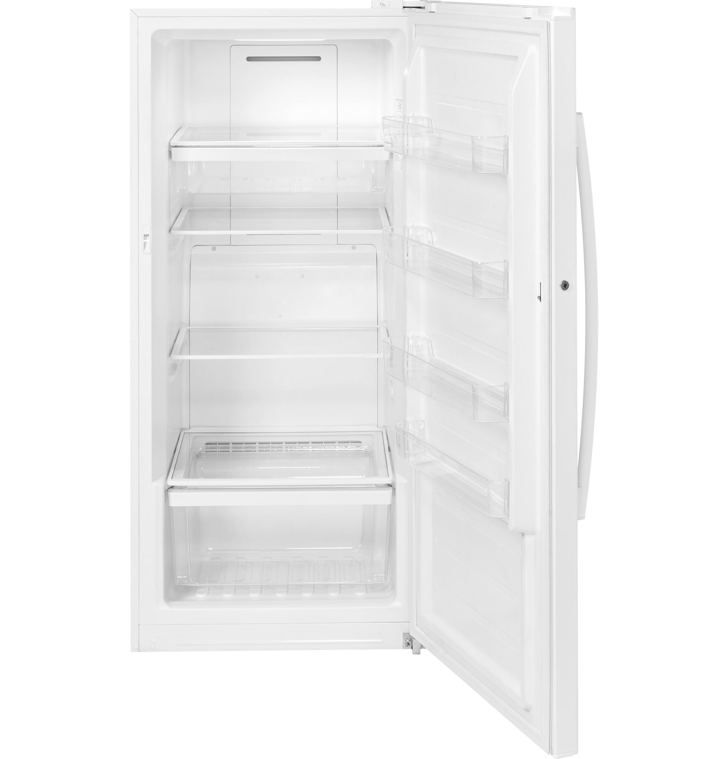 Alt View 13. GE - 14.1 Cu. Ft. Frost-Free Upright Freezer - White.