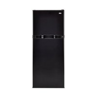 Haier - 9.8 Cu. Ft. Top-Freezer Refrigerator - Black - Front_Zoom