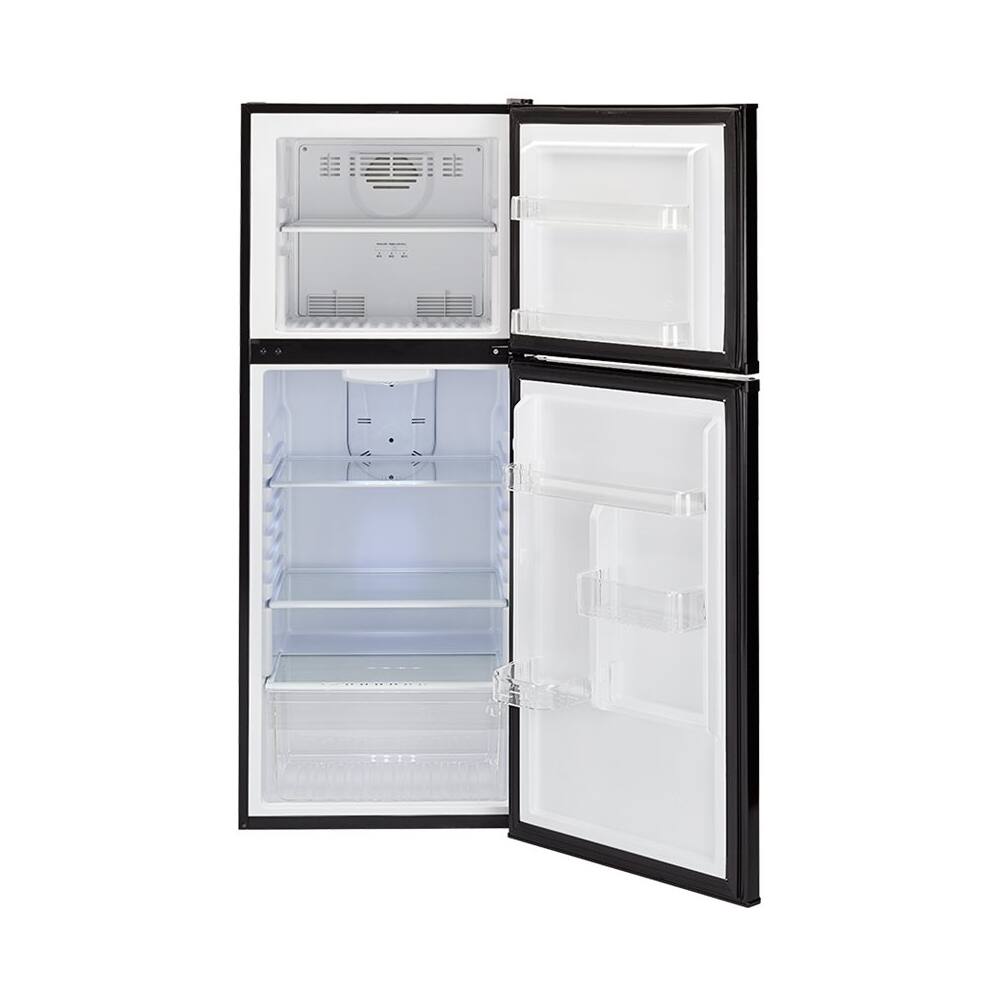 Alt View 11. Haier - 9.8 Cu. Ft. Top-Freezer Refrigerator - Black.