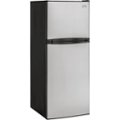 Angle Zoom. Haier - 9.8 Cu. Ft. Top-Freezer Refrigerator - Stainless Steel.