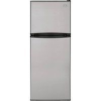 Haier - 9.8 Cu. Ft. Top-Freezer Refrigerator - Stainless steel - Front_Zoom
