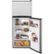 Alt View Zoom 11. Haier - 9.8 Cu. Ft. Top-Freezer Refrigerator - Stainless Steel.