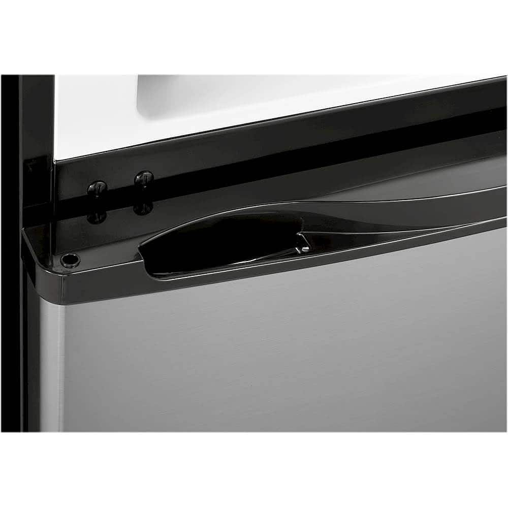 Alt View 14. Haier - 9.8 Cu. Ft. Top-Freezer Refrigerator - Stainless Steel.