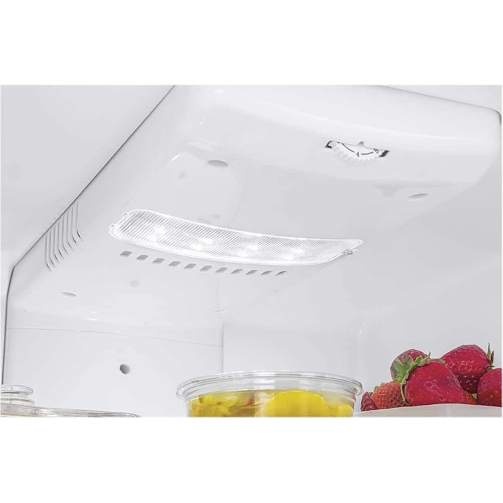 Alt View 17. Haier - 9.8 Cu. Ft. Top-Freezer Refrigerator - Stainless Steel.