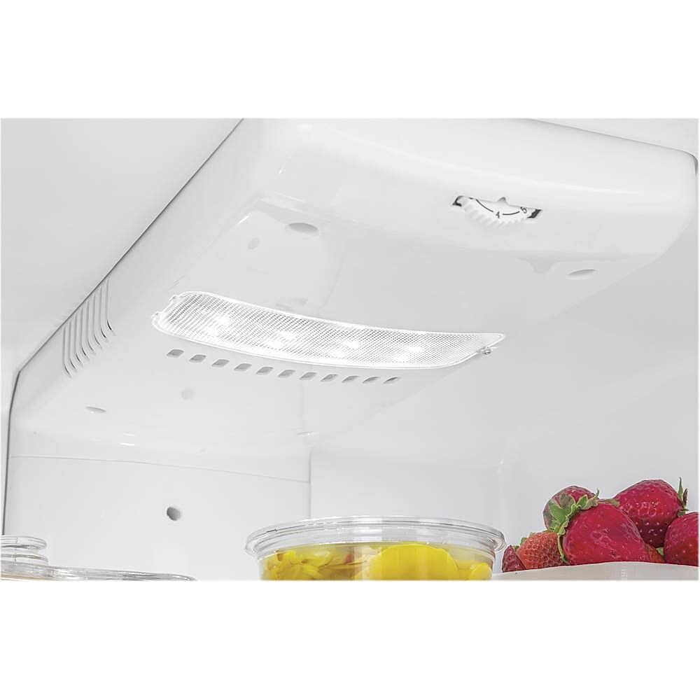 Alt View 17. Haier - 9.8 Cu. Ft. Top-Freezer Refrigerator - Stainless Steel.
